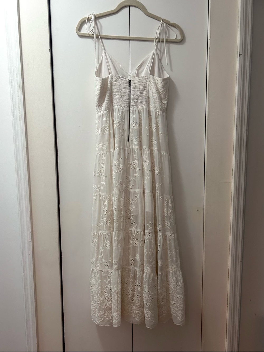 Alice and Olivia Shanti Eyelet Maxi Dress | Size 4 - Picture 3 of 7